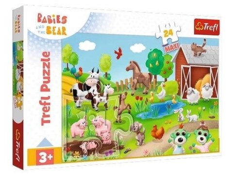 Puzzle 24 maxi Bobaski i Safari TREFL