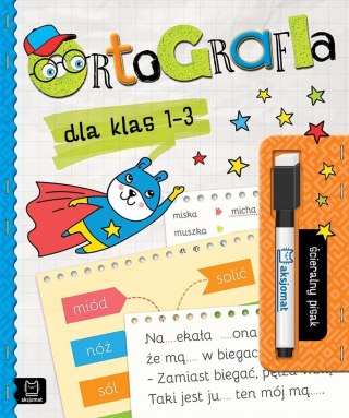 Ortografia dla klas 1-3 ścieralny pisak