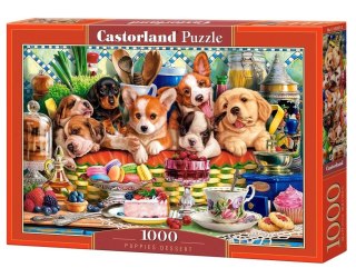 Puzzle 1000 Puppies Dessert CASTOR