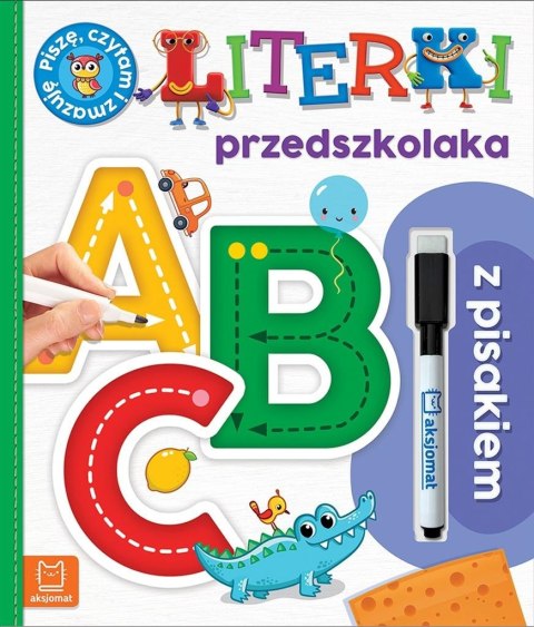 Literki przedszkolaka z pisakiem w.2