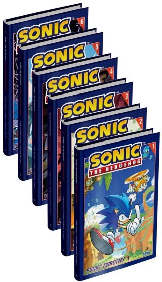 Pakiet: Sonic the Hedgehog tomy T.1-6