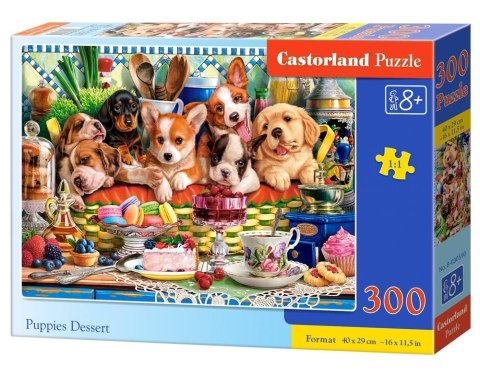 Puzzle 300 Puppies Dessert CASTOR