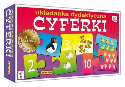 Cyferki. Układanka dydaktyczna