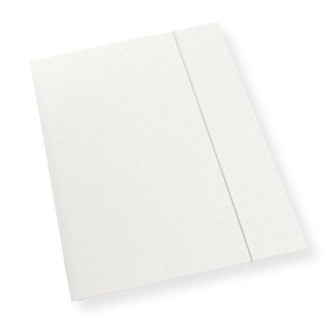 Teczka A4 z gumką biała 350gsm (10szt)