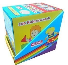 100 kolorowanek MIX display MARTEL