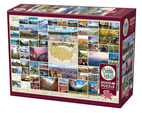 Puzzle 2000 Parki narodowe w Stanach Zjednoczonych