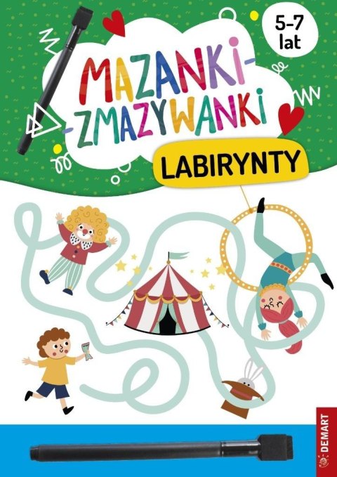 Mazanki-zmazywanki. Labirynty