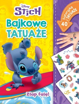 Złap falę! Bajkowe tatuaże. Disney Stich