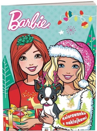 Barbie. Kolorowanka z naklejkami