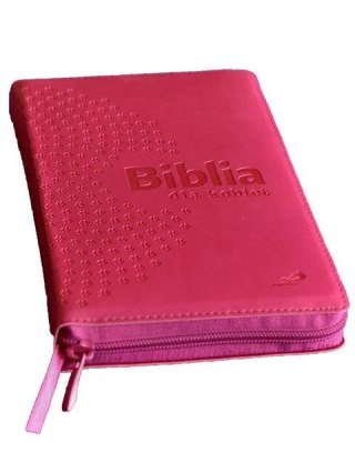 Biblia dla kobiet malinowa (etui z zamkiem)