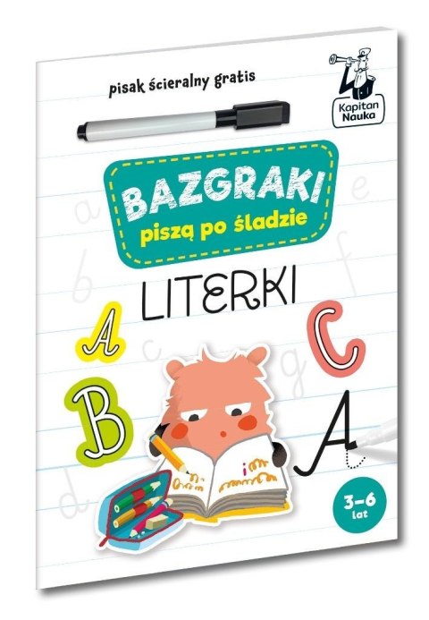 Kapitan Nauka Bazgraki piszą po śladzie. Literki