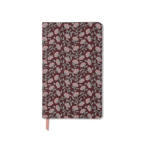 Notatnik Journal 128K linia Burgundy Vintage Flora