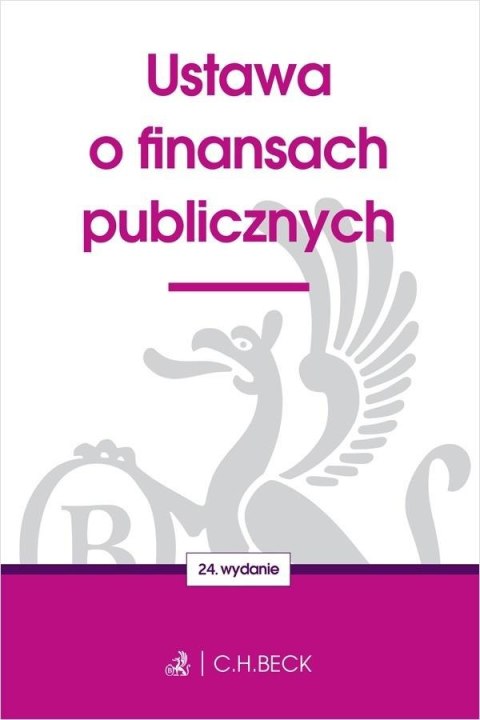 Ustawa o finansach publicznych w.24