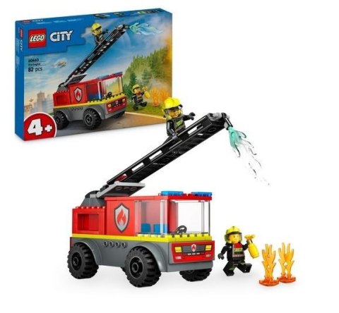 LEGO(R) CITY 60463 (8szt) Wóz strażacki z drabiną