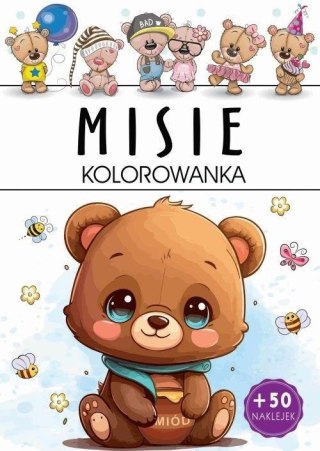 Misie. Kolorowanka