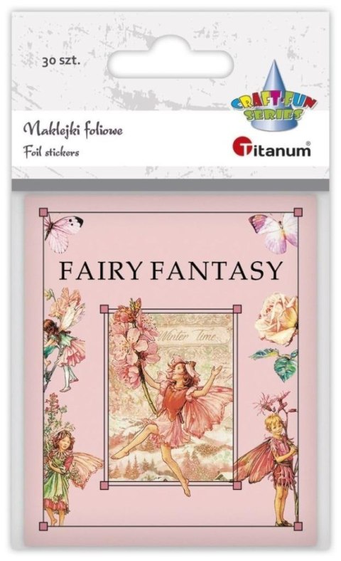 Naklejki foliowe Fairy Fantasy wróżki 30szt