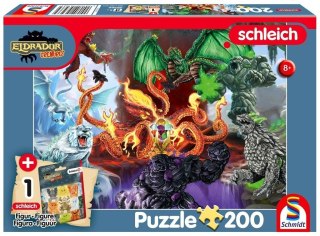 Puzzle 200 Straszne stworzenia + figurka G3