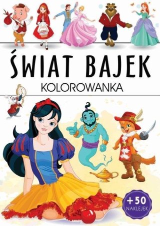 Świat bajek. Kolorowanka