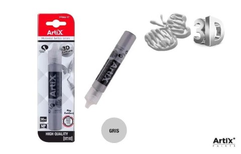 Farba strukturalna 3D szary 30ml Farba strukturalna 3D szary 30ml