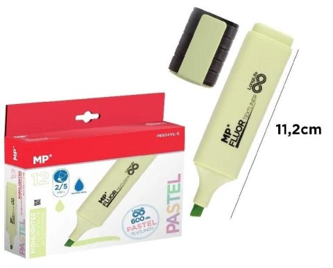 Zakreślacz pastelowy limonkowy (12szt) Zakreślacz pastelowy limonkowy (12szt)