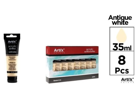 Farba akrylowa biel antyczna 35ml (8szt) Farba akrylowa biel antyczna 35ml (8szt)