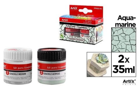 Farba akrylowa zielona 35ml + środek tworzący Farba akrylowa zielona 35ml + środek tworzący