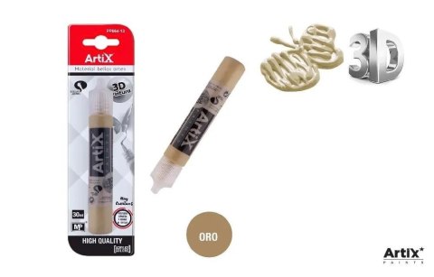 Farba strukturalna 3D złoty 30ml Farba strukturalna 3D złoty 30ml
