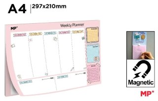 Planer tygodniowy magnetyczny A4