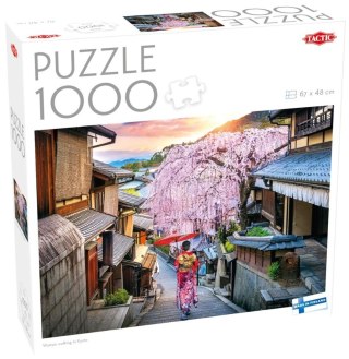 Puzzle 1000 Kobieta spacerująca po Kioto