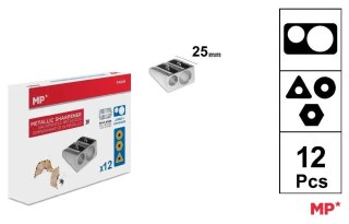 Temperówka z podwójnym otworem (12szt)