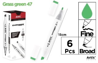 Marker Chromax z 2 końcówk. grass green 47 (6szt)