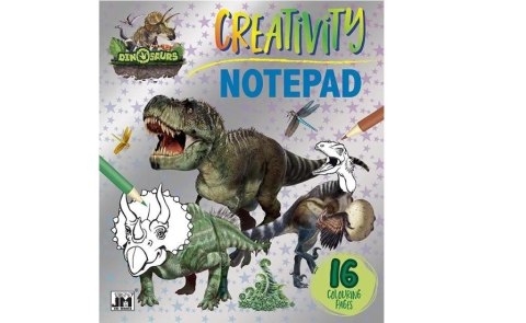 Notatnik kreatywny Dinozaury 16 kartek Notatnik kreatywny Dinozaury 16 kartek