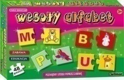 Puzzle edukacyjne 48 wesoły alfabet