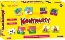 Puzzle edukacyjne 50 kontrasty