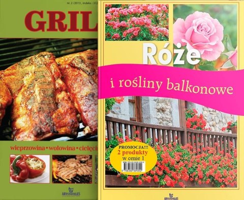 Pakiet: Grill + Róże i rośliny balkonowe Pakiet: Grill + Róże i rośliny balkonowe