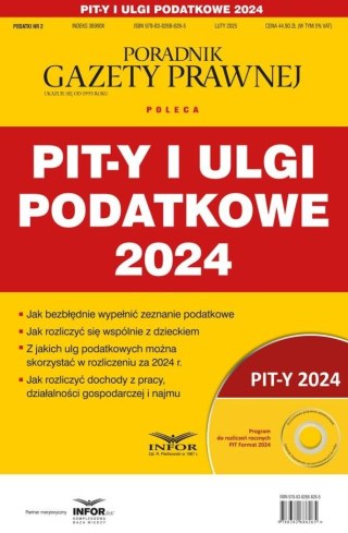 Pity i ulgi podatkowe 2024. Podatki 2/2025