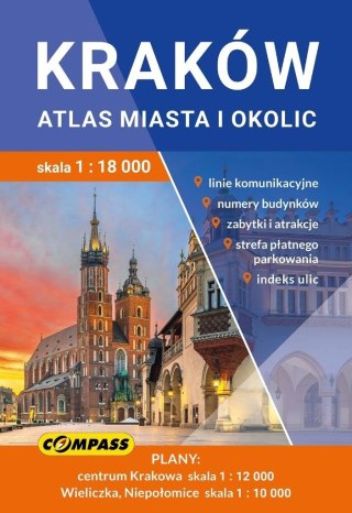 Przewodnik Kraków atlas miasta i okolic