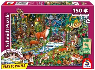 Puzzle PQ 150 Zwierzęta w lesie G3