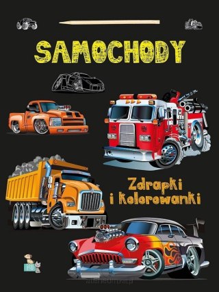 Samochody. Zdrapki i kolorowanki