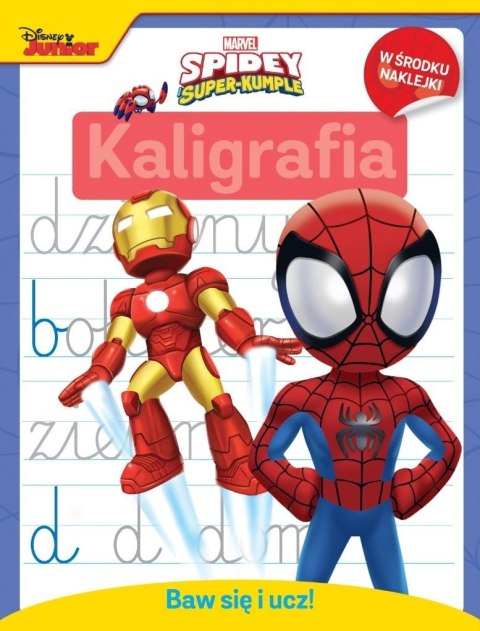 Baw się i ucz! Kaligrafia. Marvel Spidey...