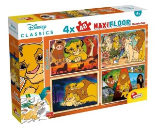 Puzzle Maxifloor 4x48 Disney Król Lew