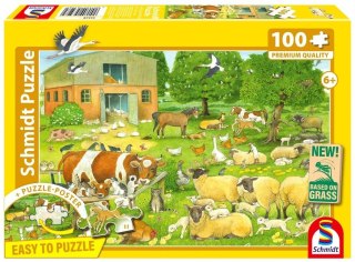 Puzzle PQ 100 Zwierzęta na farmie G3