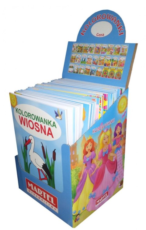 60 kolorowanek A4 - displey 60 kolorowanek A4 - displey
