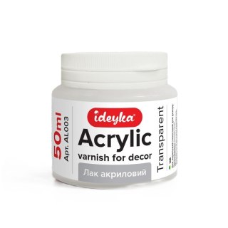 Błyszczący lakier akrylowy do dekoracji 50ml