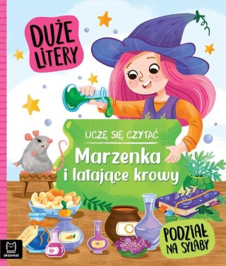 Uczę się czytać. Duże litery. Podział na sylaby