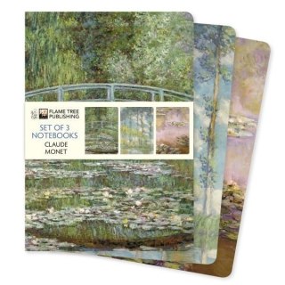 Zestaw 3 notatników A5 Claude Monet