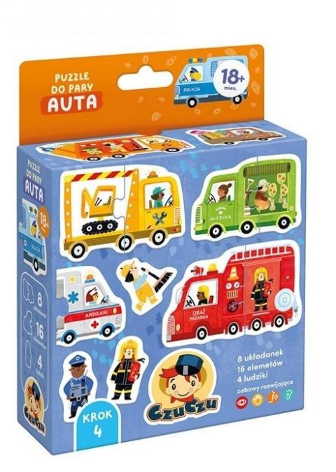 CzuCzu Puzzle do pary Auta CzuCzu Puzzle do pary Auta