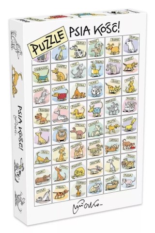 Puzzle 1000 Psia kość!