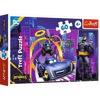 Puzzle 60 Batman i jego pojazdy TREFL