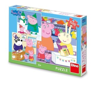 Puzzle Świnka Peppa 3x55el